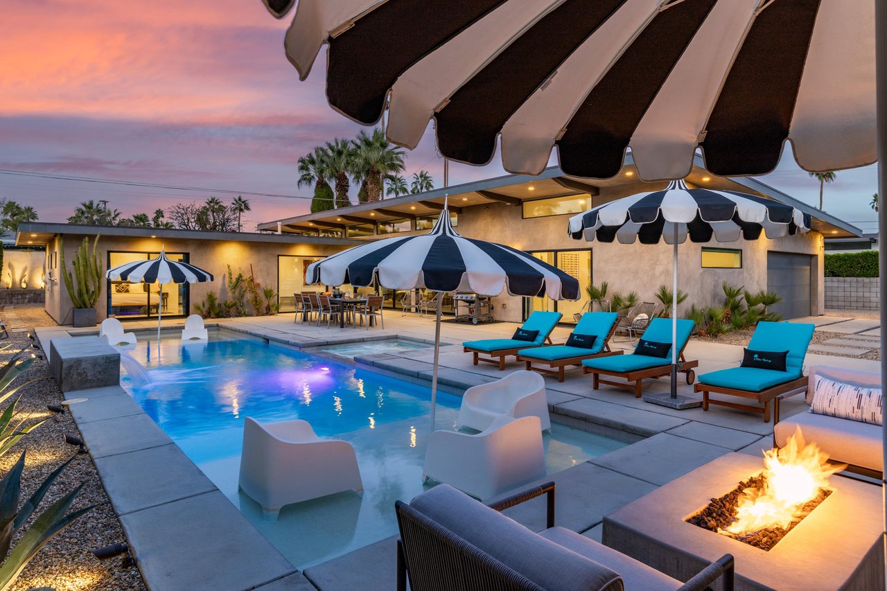 Unwind by your private pool