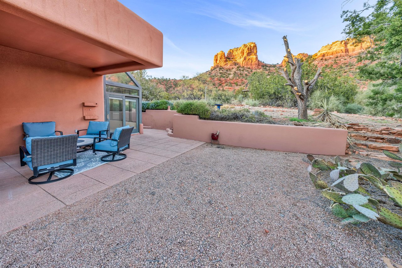 View Of One Of Many Red Rock Formations