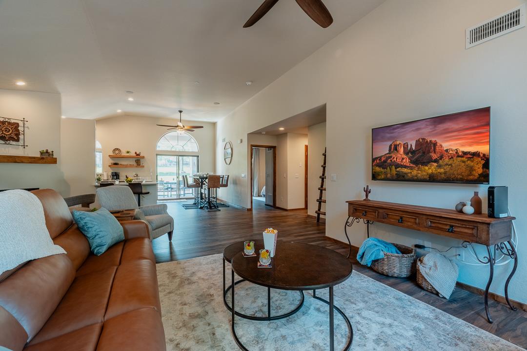 Living Room With Smart TV