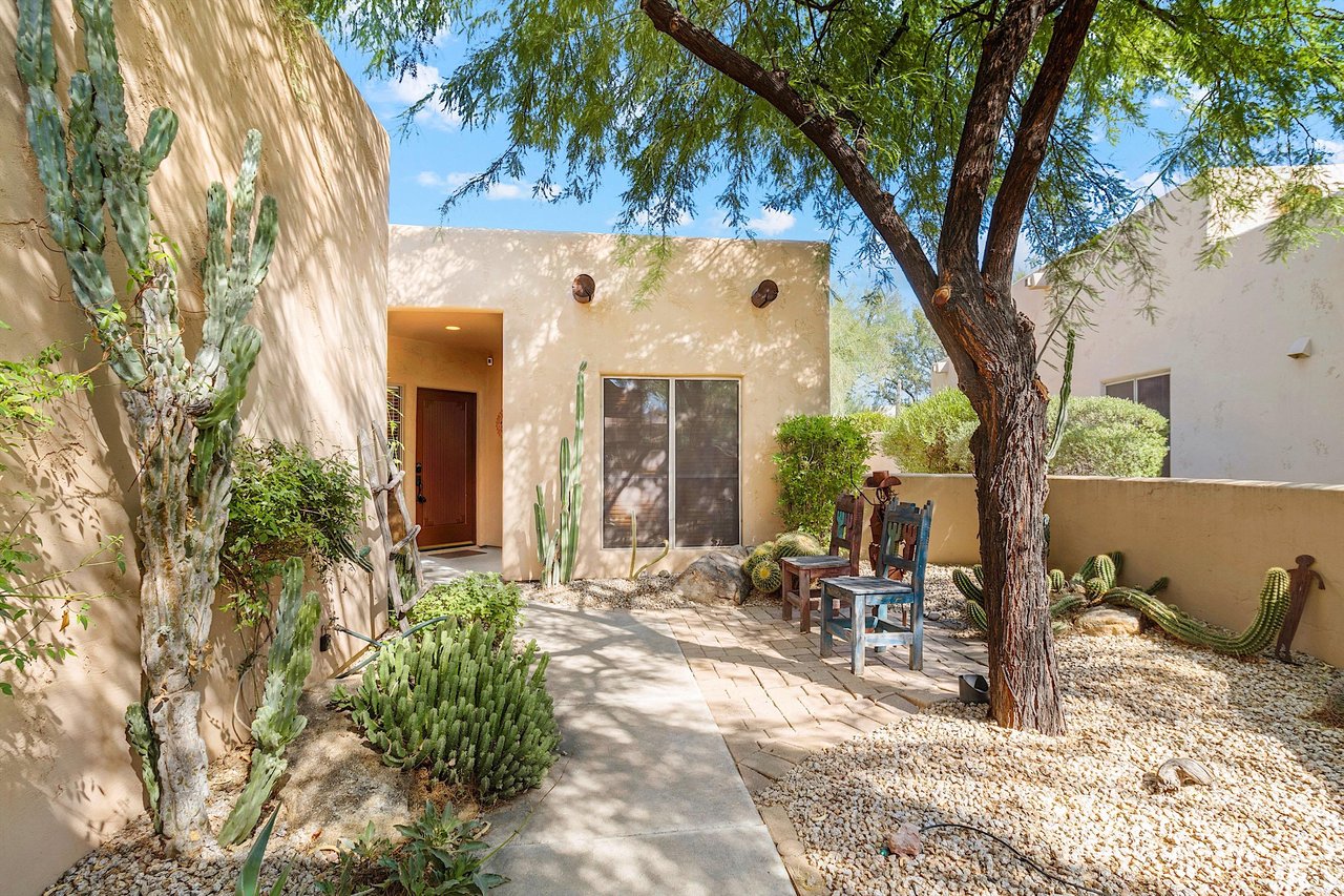 Front courtyard of home
