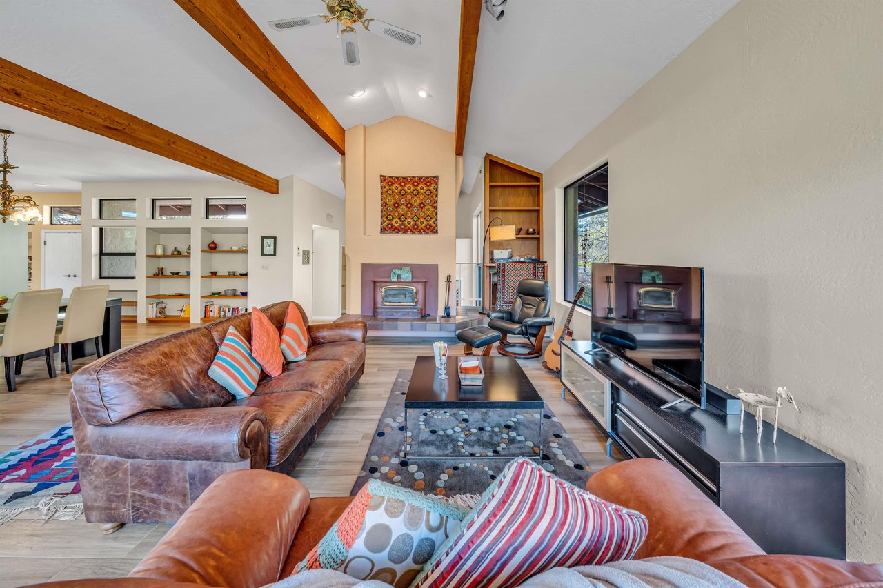 Cozy Fireplace In Living Room