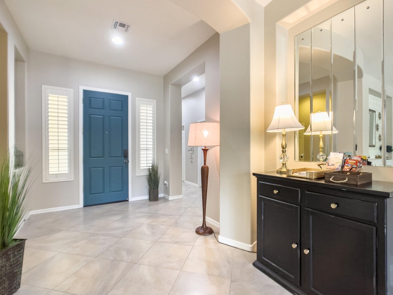 Welcoming foyer as seen from the Living room