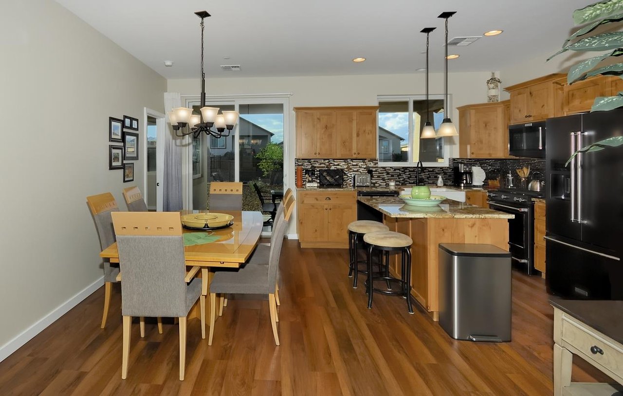 Open Kitchen With Tons Of Lighting