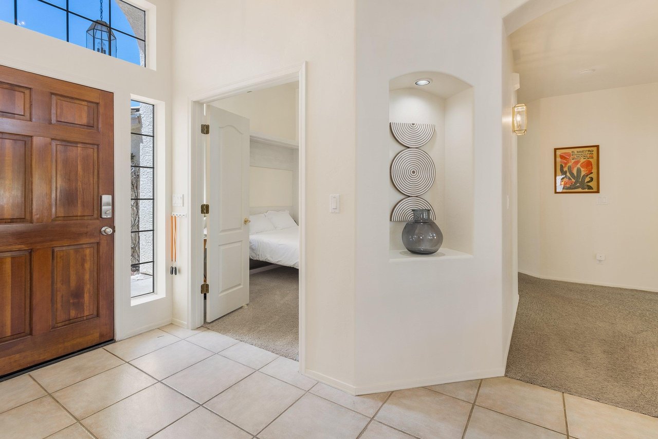 Front entrance with Den to your left