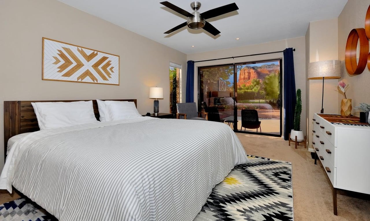 Master bedroom with views is definitely the way to wake up.