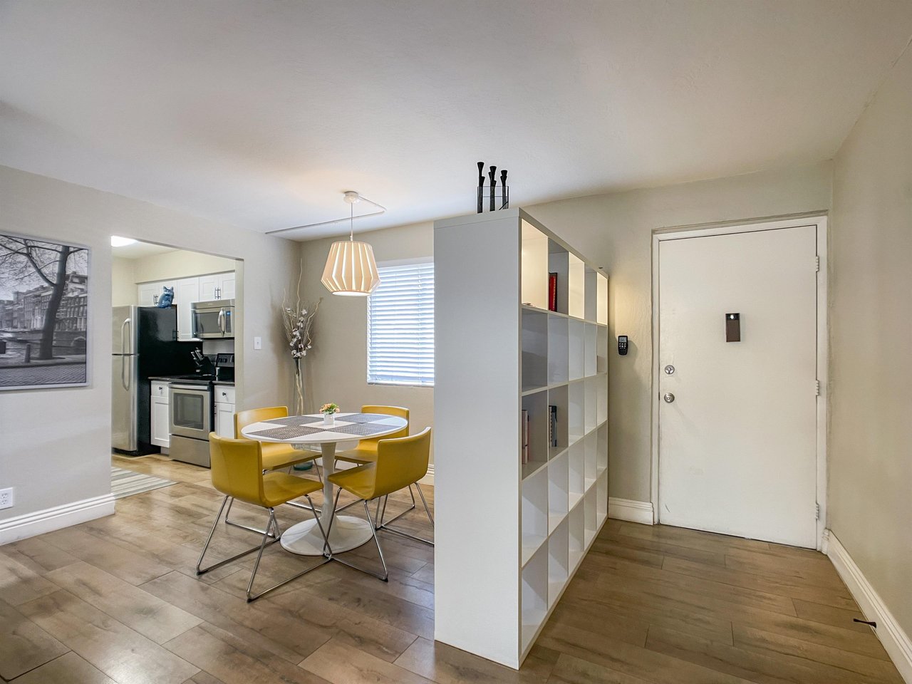 Entrance to ground floor condo