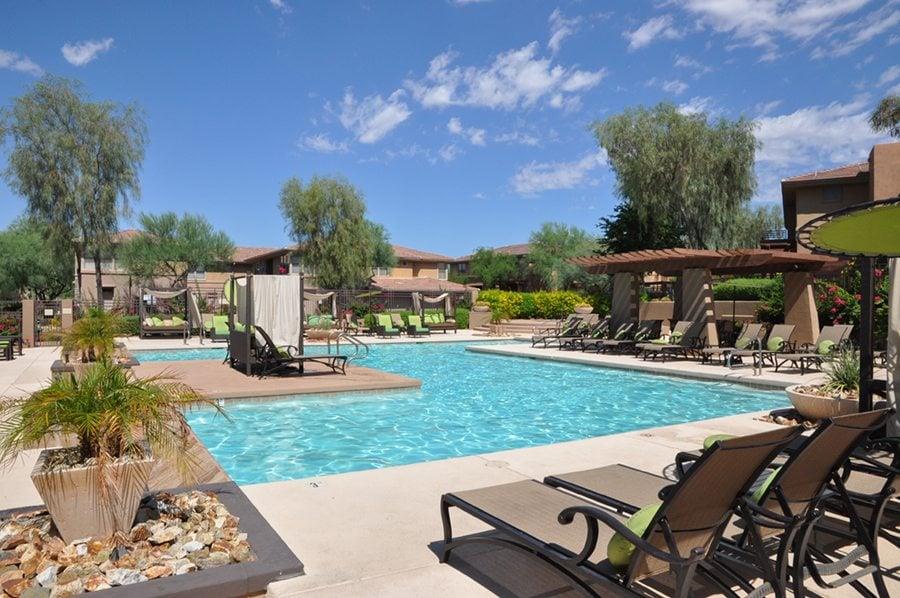 Heated community pool  spa