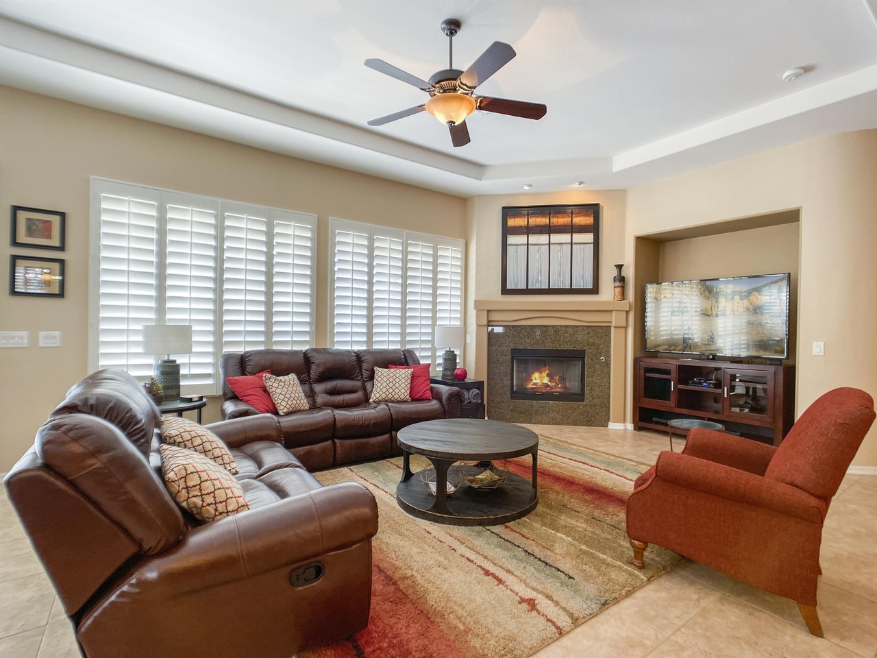 A warm welcome to this singlestory 55 community vacation rental