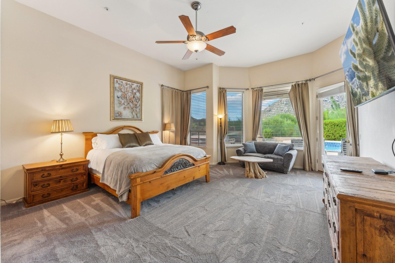 Primary Suite with direct pool access.