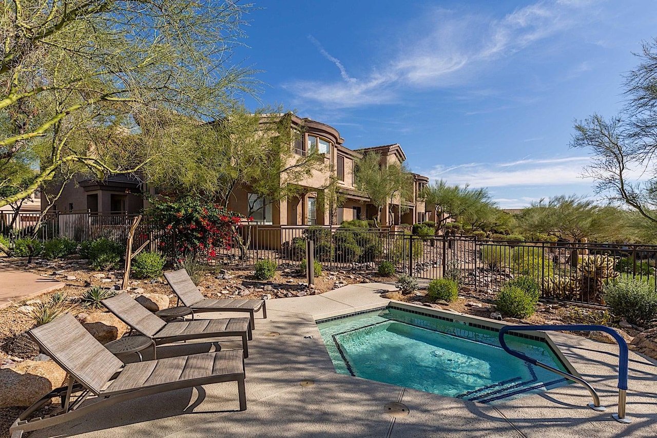 Soak in the spa after a nice day on the links or a hike