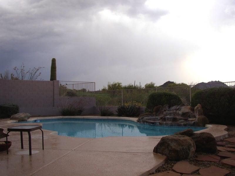 Pool at Sunset
