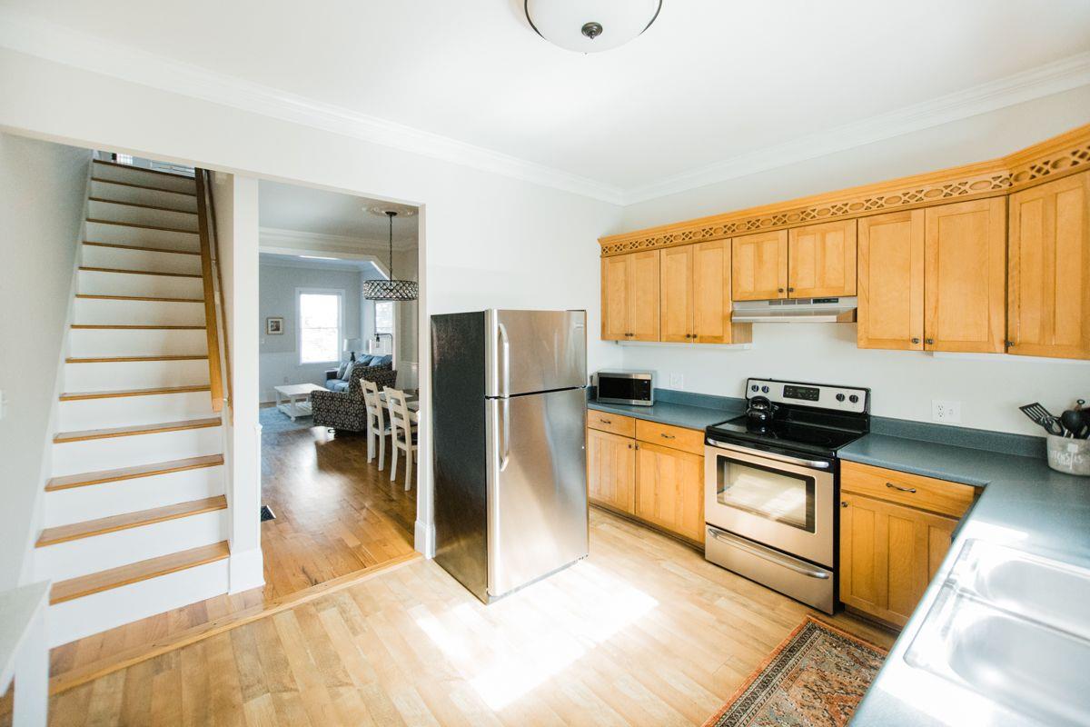 At the back of the home, youll find the spacious kitchen