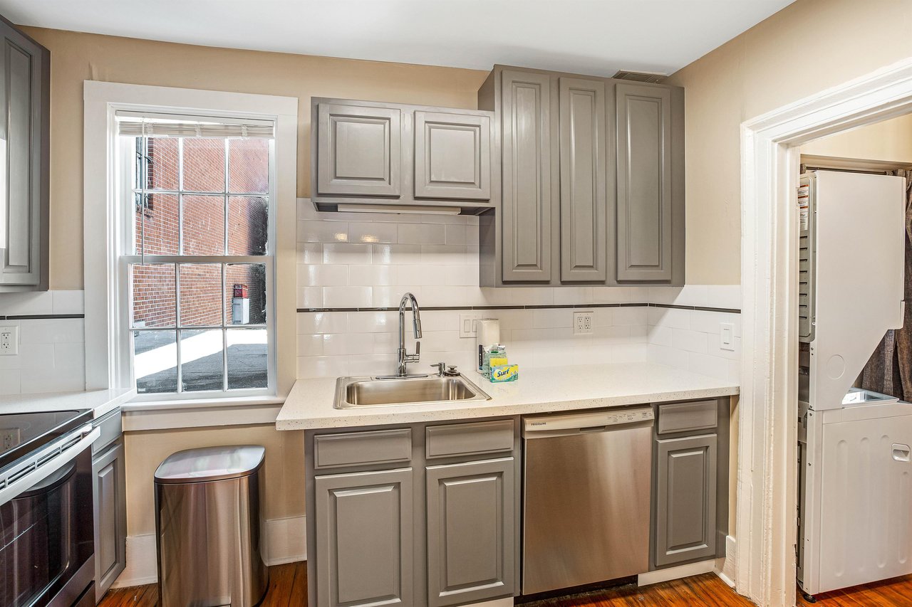 The kitchen is fully stocked with everything you need.