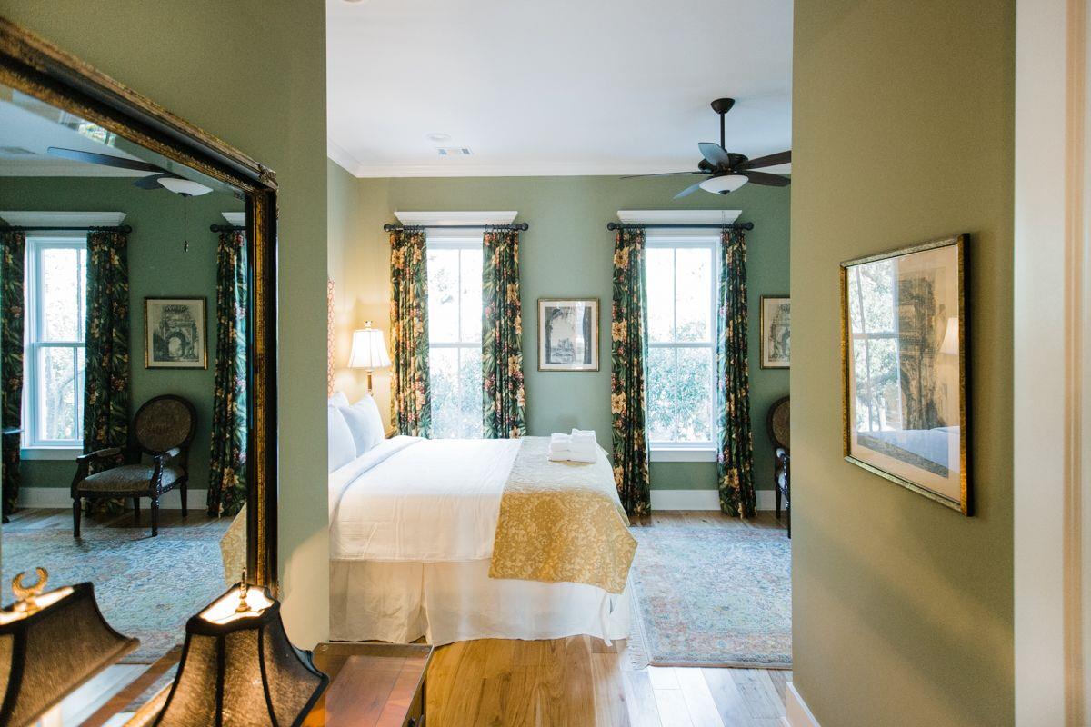 Step over to the first suite.