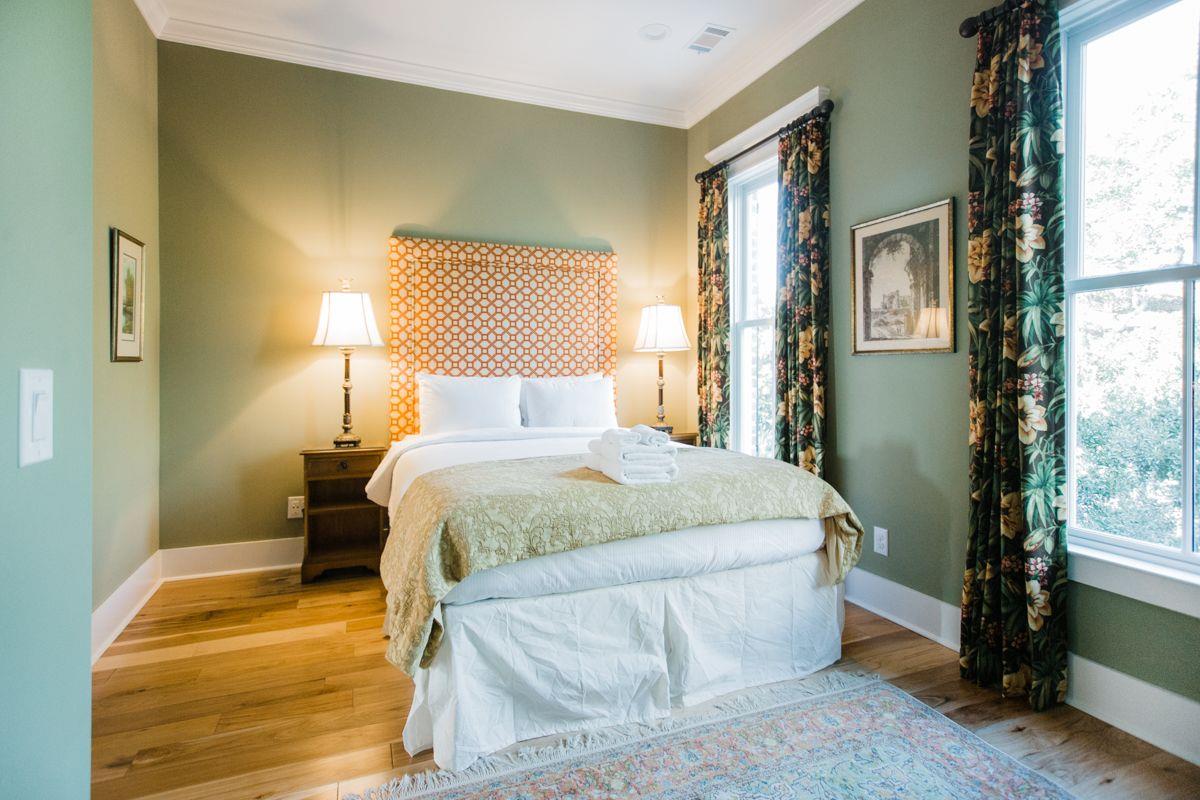 Sun blocking drapes have been installed for those who want a good nights rest.