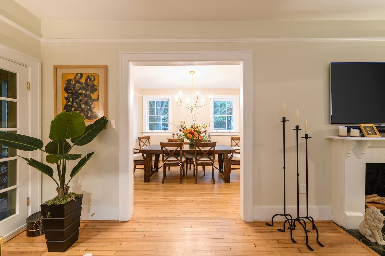 Enjoy hosting elegant dinner parties.