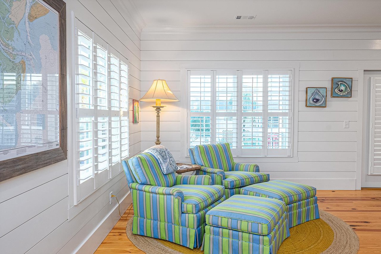 The perfect reading nook for those looking to unwind.