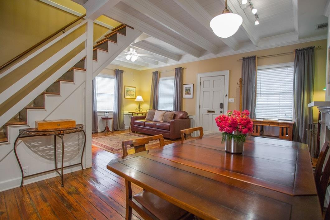 Eat any meal at this table and feel at home.
