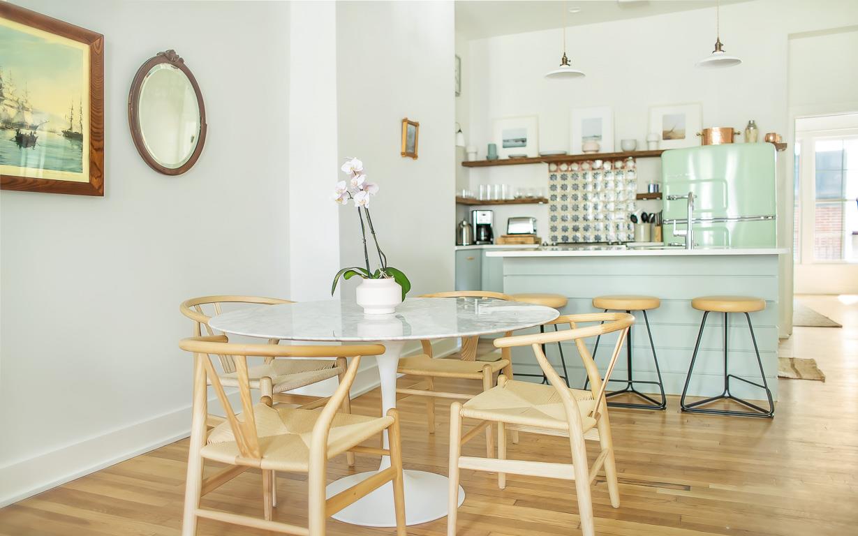 Sip a morning cup of coffee and plan your day.