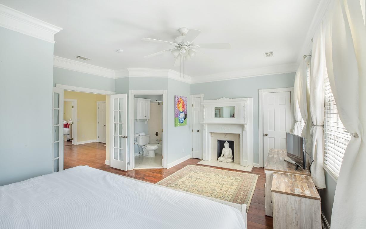 A full bath is en suite.