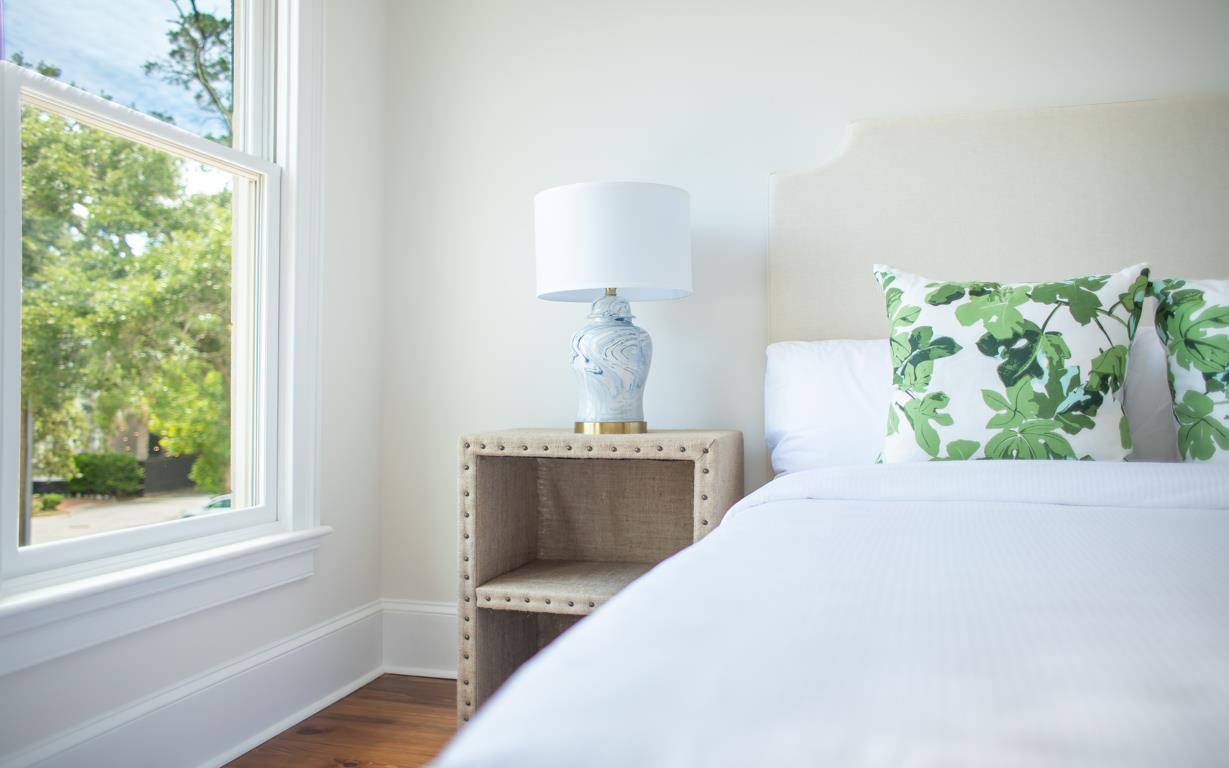 Enjoy views of historic downtown from bed.