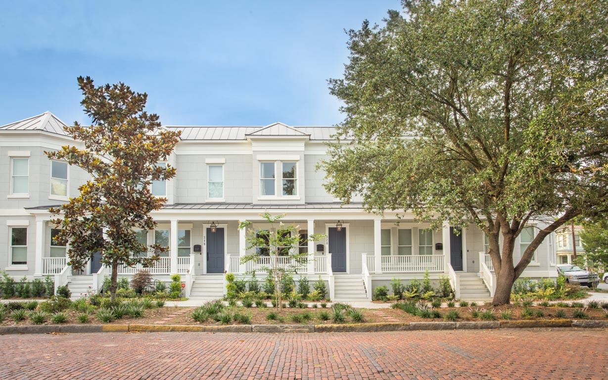 This home nests within newlybuilt row houses.