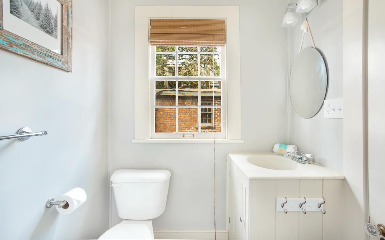 Plenty of natural light  Perfect for getting ready to venture out on the town.