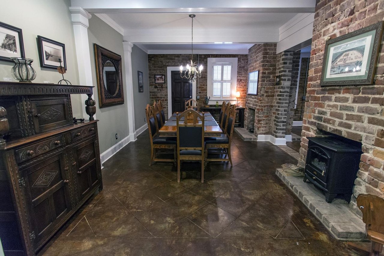 There is a lot of open space to congregate in.