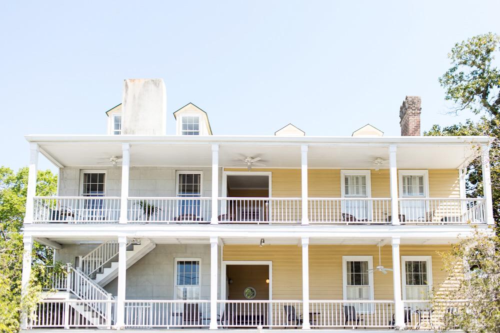 The homes Southfacing side as seen from the private parking lot.