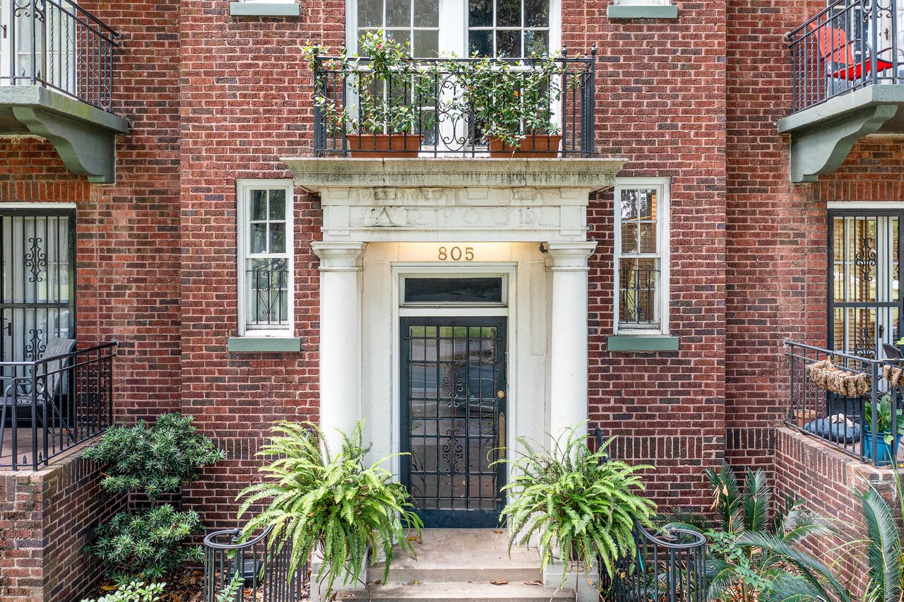 Both entrances offer a secure and private entrance into the building.