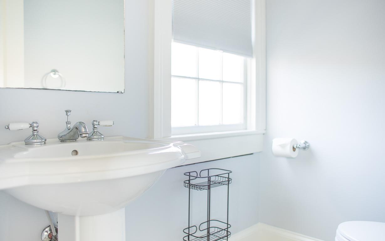 View of the primary water closet.