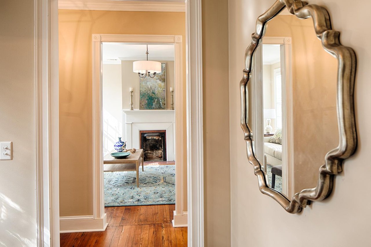 View looking into the living room.