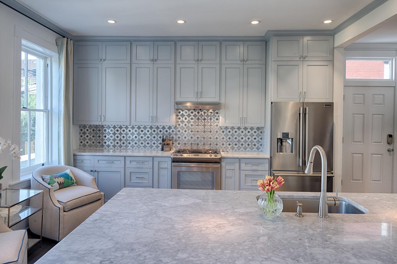 The kitchen is equipped with all of the necessities needed to prepare home cooked meals.