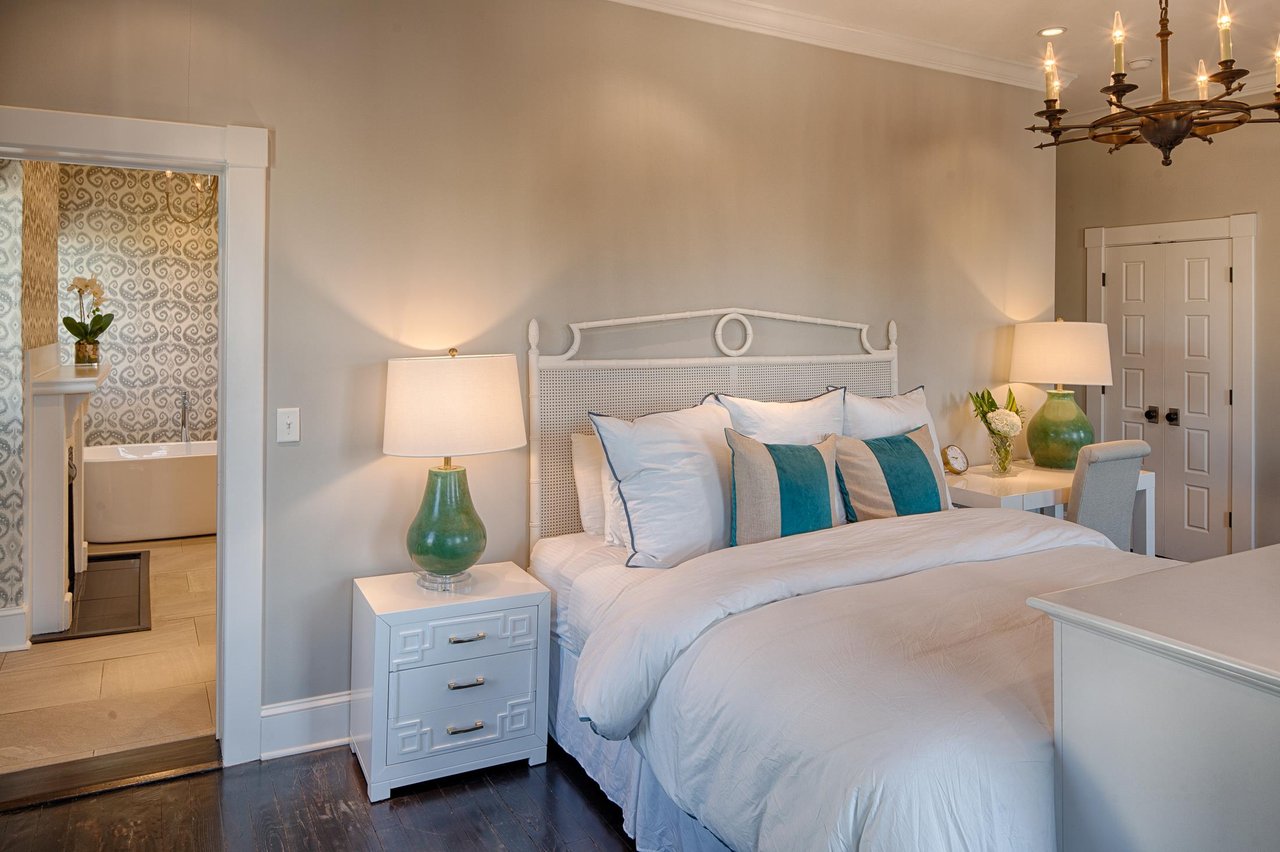 Step into your luxurious ensuite bathroom.