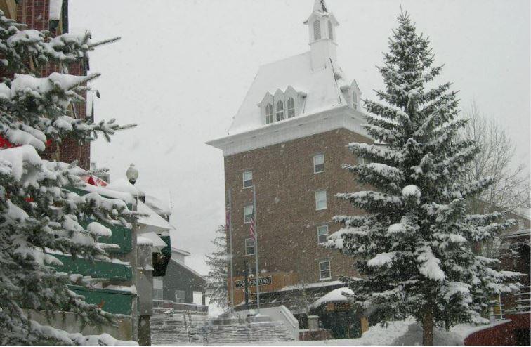 Ramp walk up from the day parking lot. Our parking is in Lowell Condos garage.