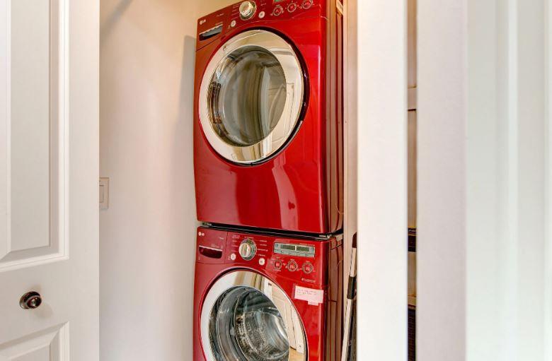 Convenient inunit washer and dryer