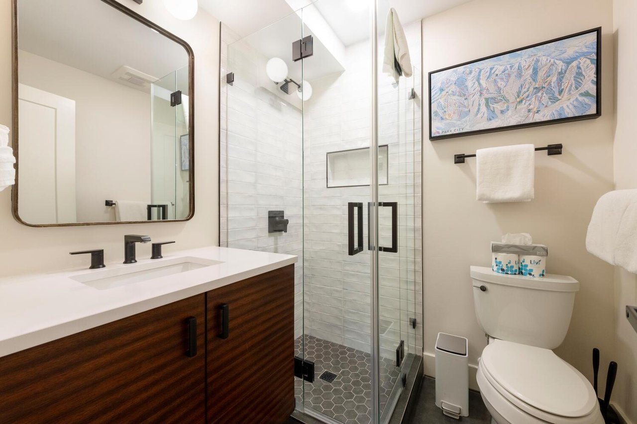 Second bathroom with walk in shower.