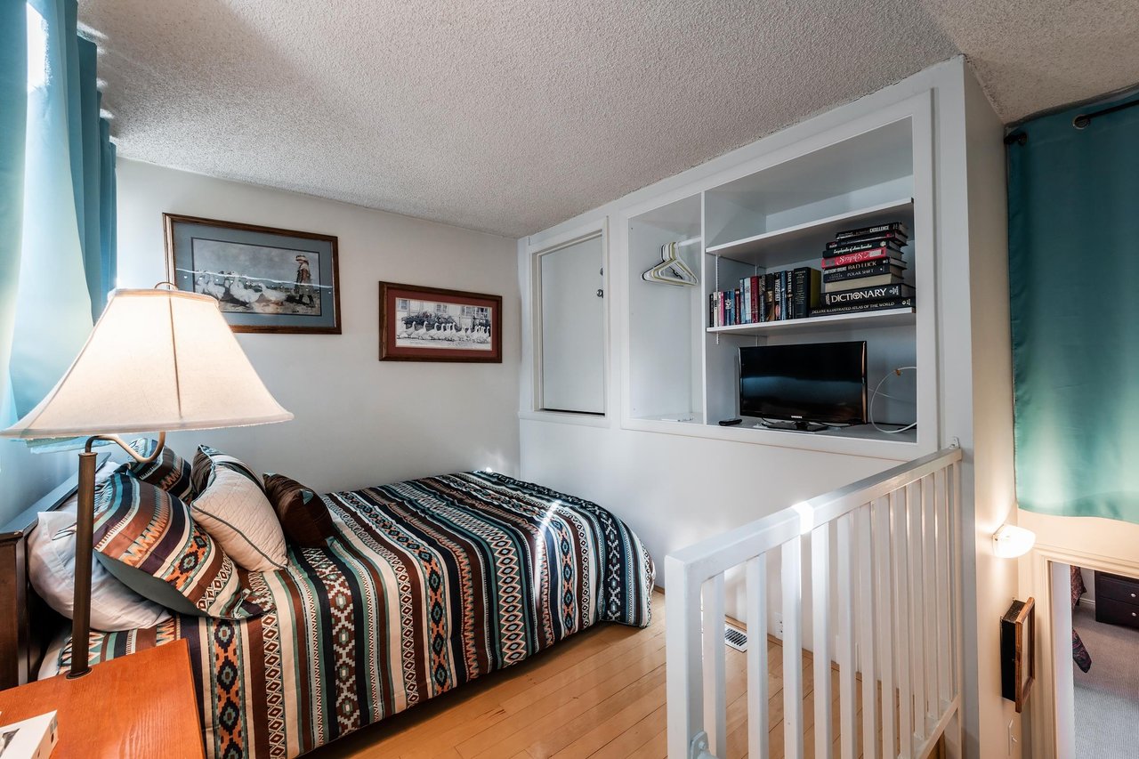 Tucked away in a cozy loft, this unique sleeping nook at Park Avenue 251 adds a fun and flexible touch to your Park City vacation rental experience — perfect for kids or extra guests.