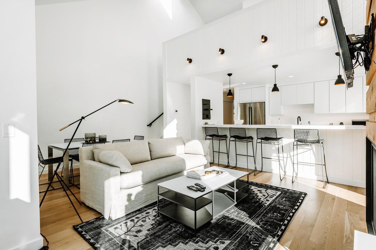From the sleek kitchen bar seating to the spacious living area, every inch of Three Kings 80 is thoughtfully designed to elevate your Park City lodging experience.