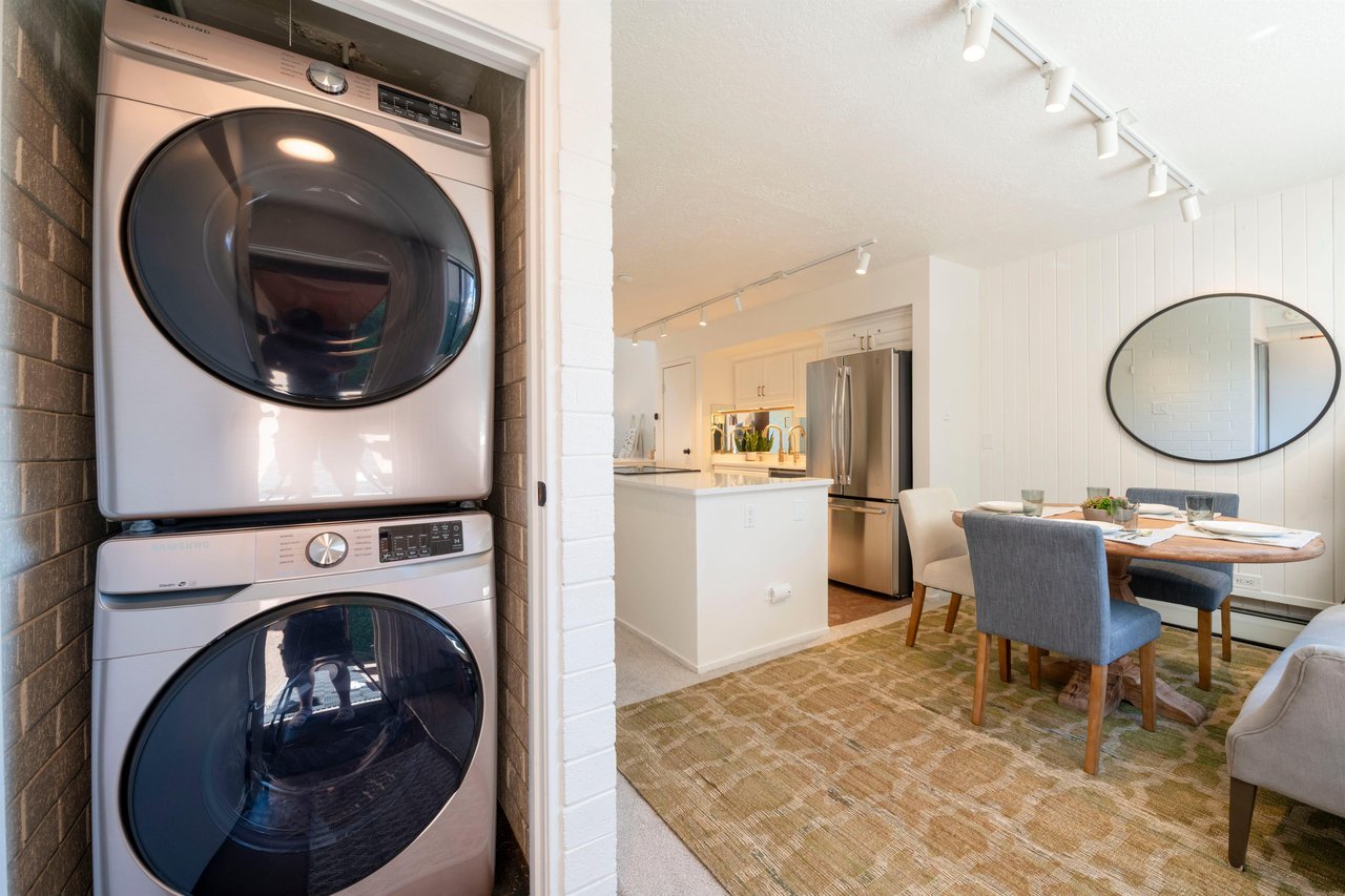 Park Avenue 299 features an inunit stacked washer and dryer, making extended stays a breeze. Its practical amenities like this that make our Park City vacation rentals the smart choice for longer ge