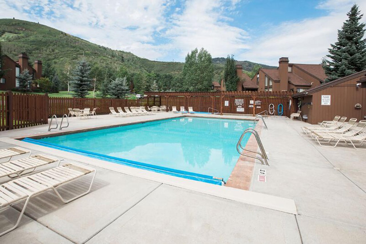 Soak up the sunshine and take in the stunning mountain views from the sparkling yearround community pool at Three Kings 37.