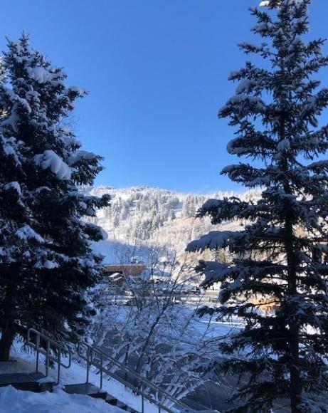 Wake up to this stunning winter wonderland right outside your window at Powder Run C13 — a premier Deer Valley vacation rental offering breathtaking ski slope views that make every morning feel like 