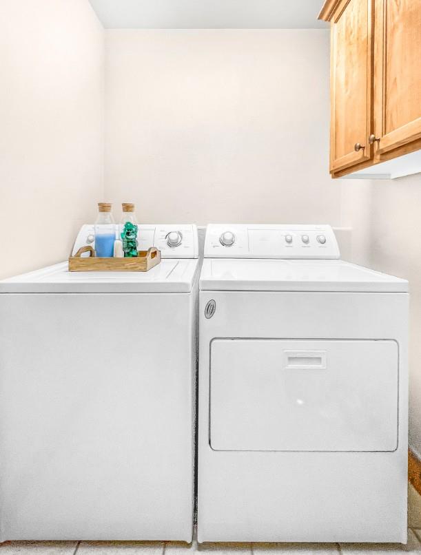 Your dedicated laundry room makes packing light effortless. Fresh towels and clean clothes whenever you need them.