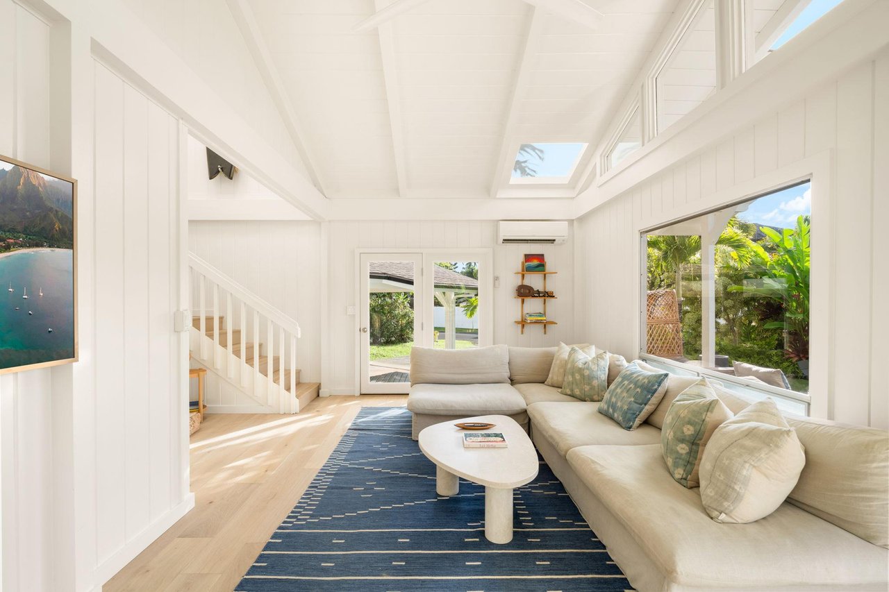 Entrance opens to the living room