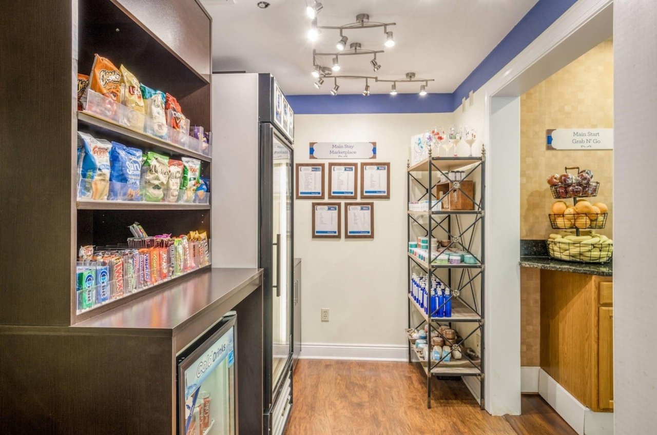 The onsite convenience shop at MainStay Suites Port Saint Joe South