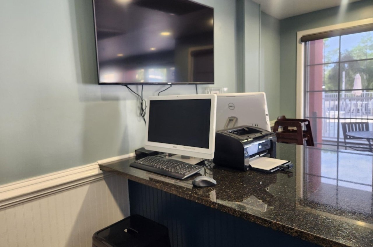 The business center in Port St. Joe, Florida