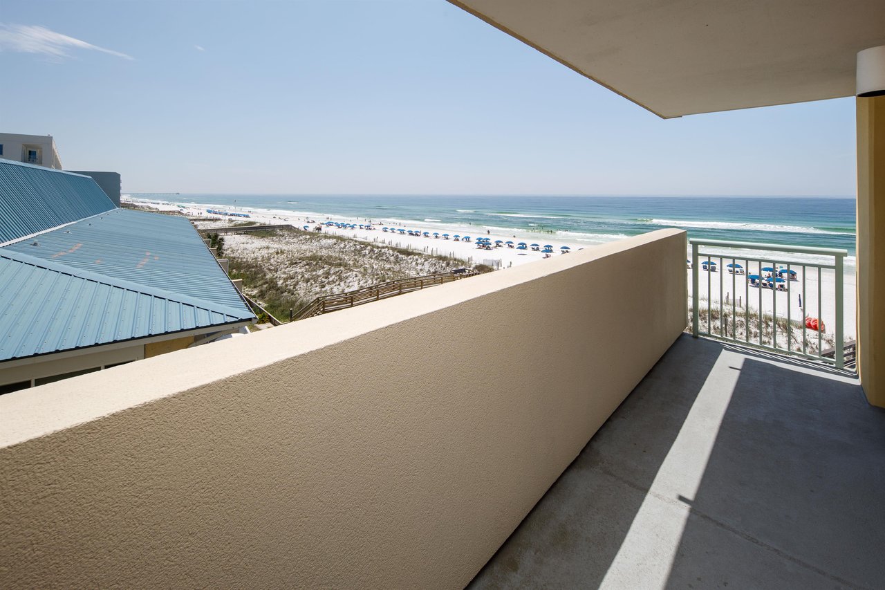 The wrap around balcony is perfect for a nice cool drink 