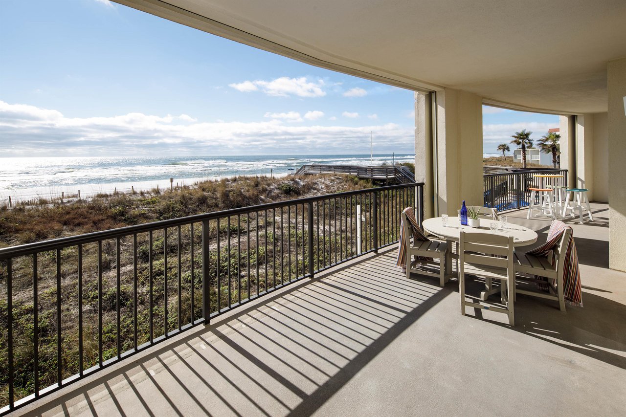 SPACIOUS private balcony