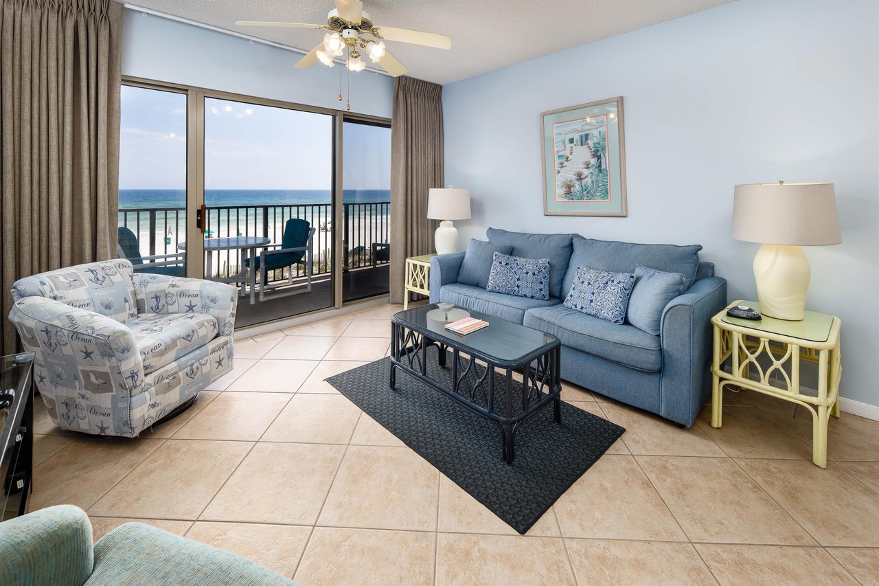 Gather the family in the beach front living room and make some memories that will last a lifetime