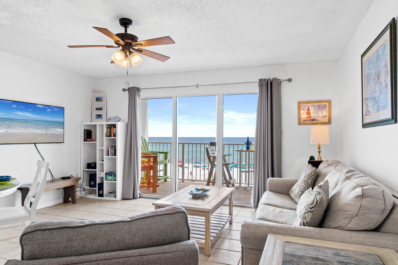 Say hello to the good life from this open gulf front living room